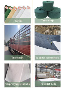 Tissu non tissé géotextile 700gsm PET Tissu géotextile pour le contrôle de l'érosion de la base routière et de la <span class=keywords><strong>fondation</strong></span> de l'allée - Product Image 5