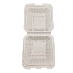 6 "sinh thái thân thiện bột bắp dùng một lần container vỏ sò container tinh bột ngô Hamburger hộp - Product Image 2