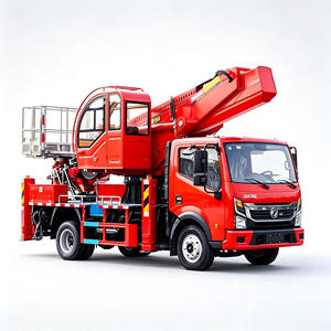 รถบรรทุกติดตั้งเครนยกของแบบยืดหดได้ DONGFENG 4x2 ระยะยกสูง 20-45 เมตร ผลิตจากโรงงานโดยตรง - Product Image 1