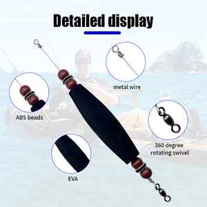 Flotteurs <span class=keywords><strong>de</strong></span> pêche en mousse EVA avec bouchon flottant pour <span class=keywords><strong>la</strong></span> pêche au poisson-chat, montage Santee - Product Image 3
