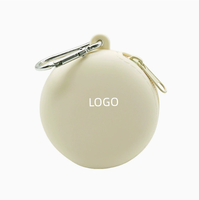 Sac de rangement miniature en silicone pour clés, câbles et petits objets