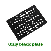 Ensemble de portique à fente en V plaque de portique 20-80mm avec roues pour profilés Kits de plaques d'aluminium à fente en V pièce d'imprimante 3D à plateau de portique