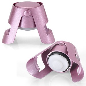 Accessoires pour le <span class=keywords><strong>vin</strong></span> en métal écologique <span class=keywords><strong>Bouchon</strong></span> de champagne en acier inoxydable or rose violet or <span class=keywords><strong>bleu</strong></span> avec logo personnalisé - Product Image 4