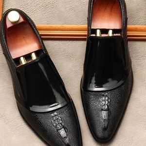 Zeyi Nouveaux Chaussures Derby Formelles pour Hommes en Cuir et Daim de Veau, à Bout Carré ou Pointu, à Lacets, Respirantes, Légères et Antidérapantes - Product Image 1