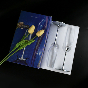 Coupe <span class=keywords><strong>De</strong></span> Verre a Vin Et <span class=keywords><strong>Champagne</strong></span> <span class=keywords><strong>Copas</strong></span> <span class=keywords><strong>De</strong></span> Vino <span class=keywords><strong>Copas</strong></span> <span class=keywords><strong>De</strong></span> champán <span class=keywords><strong>De</strong></span> cristal alto con base <span class=keywords><strong>de</strong></span> metal - Product Image 6
