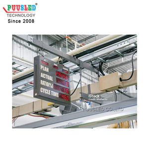 Panneau d'affichage d'usine à LED personnalisé Panneau d'affichage de quantité de production planifiée pour le bureau d'usine - Product Image 4