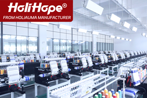 เครื่องปัก HoliHope 15 เข็ม 1200 จุดต่อนาที 400*500 มม. ปักเลื่อมเสื้อยืด เครื่องปัก 2 หัว แบบเดียวกับ Tajima - Product Image 6