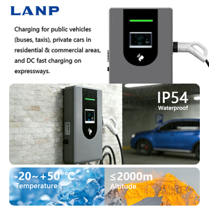 Estación de Carga para Vehículos Eléctricos de 20KW, Montada en Pared, 80A, Carga Rápida DC, GBT, CCS, CHAdeMO, IP54, Resistente al Agua para Exteriores - Product Image 4