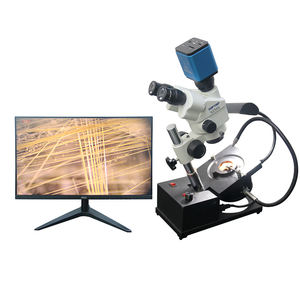 高品質ファブル三眼宝石顕微鏡 FGM-R1S-15T-C40 スイングアーム 7.0-45X ステレオタイプ - Product Image 2