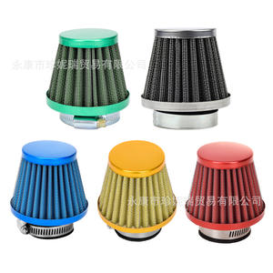 Filtre à air conique coloré pour moto tout-terrain 35mm 38mm 39mm 42mm 48mm, pièce de rechange en mousse, placement supérieur - Product Image 4