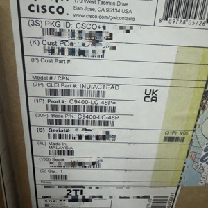 C ISCO C9400-LC-48P 48-Port Gigabit chuyển đổi Hội Đồng Quản Trị - Product Image 1