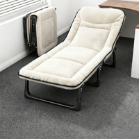 Lit pliant, lit simple de bureau, chaise de sieste, lit pliant simple et portable pour la maison, lit pour adulte, parfait pour les siestes