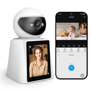 Untuk sihome 4MP panggilan Video kamera IP dalam ruangan dua arah layar tampilan 2.8 inci sistem CCTV Wifi pintar dengan keamanan nirkabel - Product Image 1