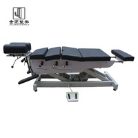 Table de manipulation métallique moderne pour chiropratique thoracique et pelvienne, table d'examen électrique à descente automatique