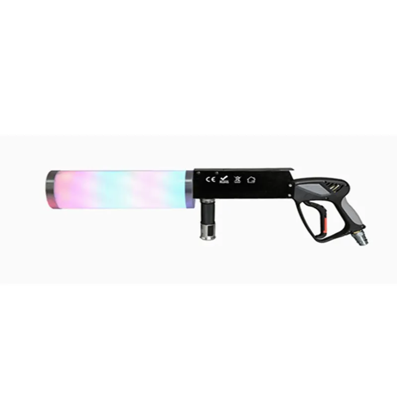 Led co2-pistole rauchnebel für club party led hand-co2-pistole party rauchpistole