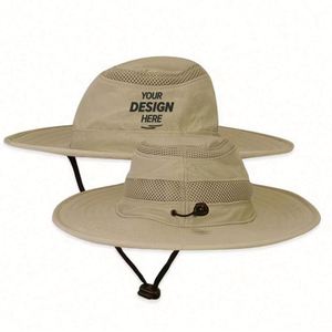 Sombrero de Pescador Unisex Personalizado con Bordado a Cuadros, Reversible, de Poliéster/Algodón, para Pesca, Deportes, Casual, Viajes y Actividades al Aire Libre - Product Image 1