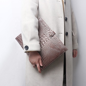 Stz FS8394 — dossier de documents A4, dossier en forme de serpent/Crocodile d'autruche, pour téléphone <span class=keywords><strong>Ipad</strong></span>, 2 pièces avec fentes pour cartes, nouvelle mode - Product Image 2