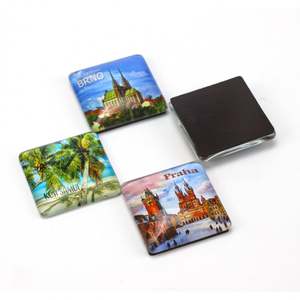 Aimants de réfrigérateur personnalisés en résine et verre 3D, souvenirs de ville, collection mondiale pour la maison - Product Image 5