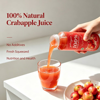 YuTangYuan Haitang Crabapple 100% Gemengde Puree Fruit Sap ISO HACCP HALAL Gecertificeerd Op Maat Gefilterd Natuurlijke Smaak 300ml OEM
