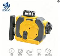 Kit de niveau laser 3D vert BOTUO BT-01 à 12 lignes avec trépied et accessoires, nivellement manuel pour la construction industrielle et le bricolage, la pose de carrelage