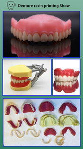 ทันตกรรมของเหลวเรซิ่น405nm สีชมพู3D ทันตกรรมเรซิ่นสำหรับ DLP LCD เครื่องพิมพ์ - Product Image 5