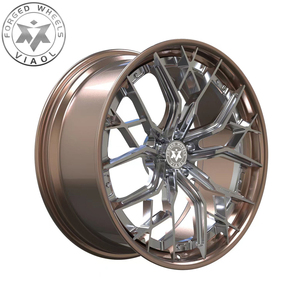 Personnalisable 16 17 18 19 20 21 22 23 24 pouces 2 pièces 5x108 5x120 5x112 <span class=keywords><strong>bronze</strong></span> poli pour Mercedes Audi Zeekr roues de sport forgées - Product Image 1