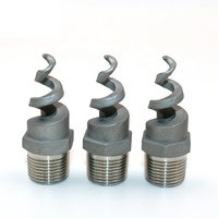 Boquilla de pulverización giratoria de PVC o PP, espiral de agua de cono completo