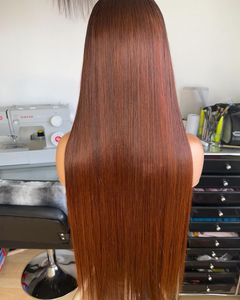 Pelucas para Mujer, Diseño <span class=keywords><strong>Nuevo</strong></span>, Color Marrón, Peluca <span class=keywords><strong>de</strong></span> Cola <span class=keywords><strong>de</strong></span> Caballo Completa para Cabeza Pequeña, Cabello Lacio con Frente <span class=keywords><strong>de</strong></span> Encaje, Pelucas <span class=keywords><strong>de</strong></span> Cabello Humano al por Mayor <span class=keywords><strong>de</strong></span> China - Product Image 6