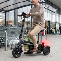 Trottinette électrique à trois roues Hikerboy Dura 500w à double moteur, vitesse de 25 km/h, OEM