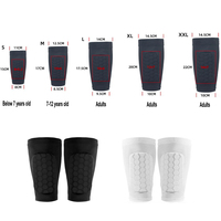 Kaymaz buzağı koruyucu kovan EVA köpük futbol buzağı muhafızları çocuklar gençlik adam nefes tekmelikler futbol Shin Pad