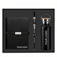 Coffret Cadeau d'Entreprise Tendance 4-en-1 2026 - Gobelet Isotherme Personnalisé, Carnet, Clé USB et Stylo pour Bureau d'Entreprise
