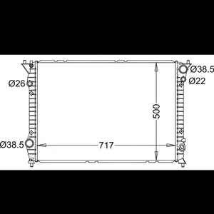 3w0 121 <span class=keywords><strong>253</strong></span> E เหมาะสำหรับหม้อน้ำรถยนต์เบนท์ลีย์ - Product Image 6