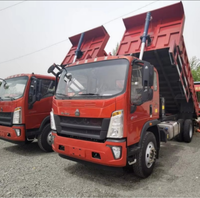 Chine Usine 6Ton 8Ton 10Ton Petite Benne Camion Sinotruk Howo 4x2 Lumière Camion-Benne À vendre