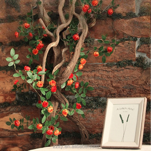 Guirlandes <span class=keywords><strong>de</strong></span> roses artificielles imprimées en 3D pour mariage, décoration extérieure, fleurs artificielles, photographie, aménagement paysager domestique - Product Image 2