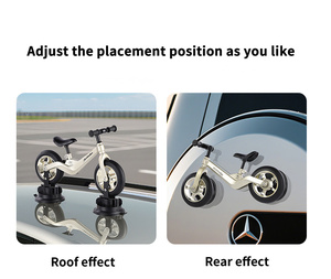 Bicicleta de Equilibrio 1:3, Modelo de Coche de Colección Miniatura de Metal Fundido a Presión, Regalo Multiusos - Product Image 6