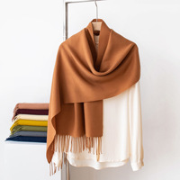 Meilleures ventes, prix d'usine, écharpe classique unie, couleur unie, 1 dollar, écharpes en polyester pour les magasins à 1 dollar