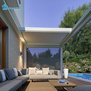 Pergola bioclimatique motorisée de haute qualité à prix abordable, couverture de toit en aluminium longue durée de vie, Sweet Home - Product Image 6