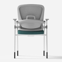 Chaises de réunion et de conférence en maille avec tablettes d'écriture, pliables et mobiles, pour la formation - Vente en gros usine