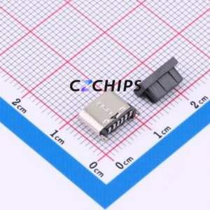 YTC-TC6-567A USB Connector SMD Connector ( Connector Type: Type-C )( Gender: Female )( Mounting Type: Vertical Mount ) - Product Image 2