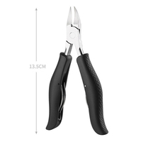 Kit professionnel de correction des ongles incarnés en acier inoxydable 7 pièces, ensemble de pédicure avec coupe-ongles bec d'aigle, repousse-cuticules et lime à ongles