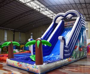 Tobogán Inflable para Piscina Spring Empire con Tela Recubierta de PVC, Uso Comercial, Capacidad Máxima de 800 kg para 12 Pasajeros - Product Image 1