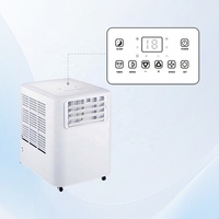 Enfriador de aire de CA portátil de buena calidad, aire acondicionado de 8000 BTU, Control remoto, enfriamiento rápido, secado, aire acondicionado personal móvil