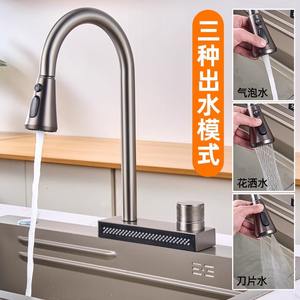 Grifo de Cocina Monomando con Rociador Extraíble, Montaje en Cubierta, 2.0-2.9 Gal/min, Válvula de Cerámica - Product Image 6