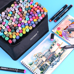 24 30 36 40 48 60 80 100 120 168 200 베스트 셀러 색상 세트 듀얼 팁 브러쉬 알코올 퍼머넷 마커 펜 세트 - Product Image 2