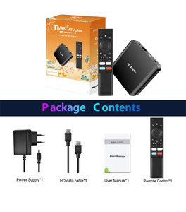 TV98 ATV <span class=keywords><strong>Plus</strong></span> Tv Box Android 14 ATV Allwinner H313 con BT Voice Remote 2G 16G Smart Tv Box 4K Network 2025 - Product Image 4