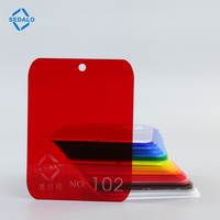 Plaque acrylique PMMA translucide SEDALO, résistante aux UV, souple et thermoformable, pour découpe/pliage/moulage, épaisseur 2-50mm