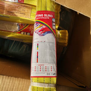 공장 직접 공급 좋은 가격 100% 폴리 에스터 표준 웨빙 슬링 - Product Image 4