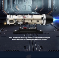 BETTER Creative High Simulation Alloy Metal Jet Airplane Engine Model Desktop Decoration