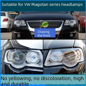 Copertura in Vetro per Fari, Guscio in Plastica, Paralume Versione Alta per VW Volkswagen <span class=keywords><strong>Passat</strong></span> <span class=keywords><strong>B6</strong></span> 3C 2006-2011 - Product Image 6