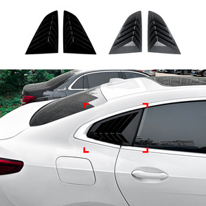 Car Decals Rear Window Louver Piano Black Carbon Fiber Texture For Bmw 2 Series F44 2020 2023 Exterior Modification - Product Image 3